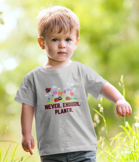 Nature, Plants, Never Enough Plants, Bugs, Ladybugs- Baby, Infant, Toddler, T-shirt