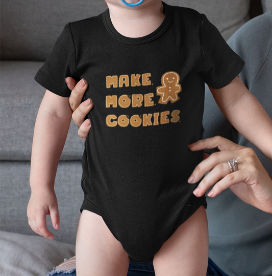 Hobby, Interests, Baking, Make More Cookies, Gingerbread, Things, Food- Infant, Soft Cotton, Onesie