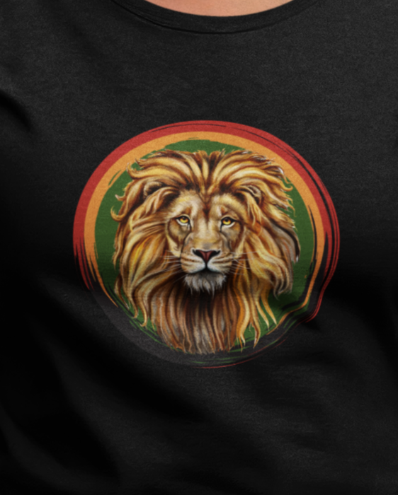 Lion, Animals, Feline (Wild Cats), Art- Kids, Child, Heavy Cotton, T-shirt