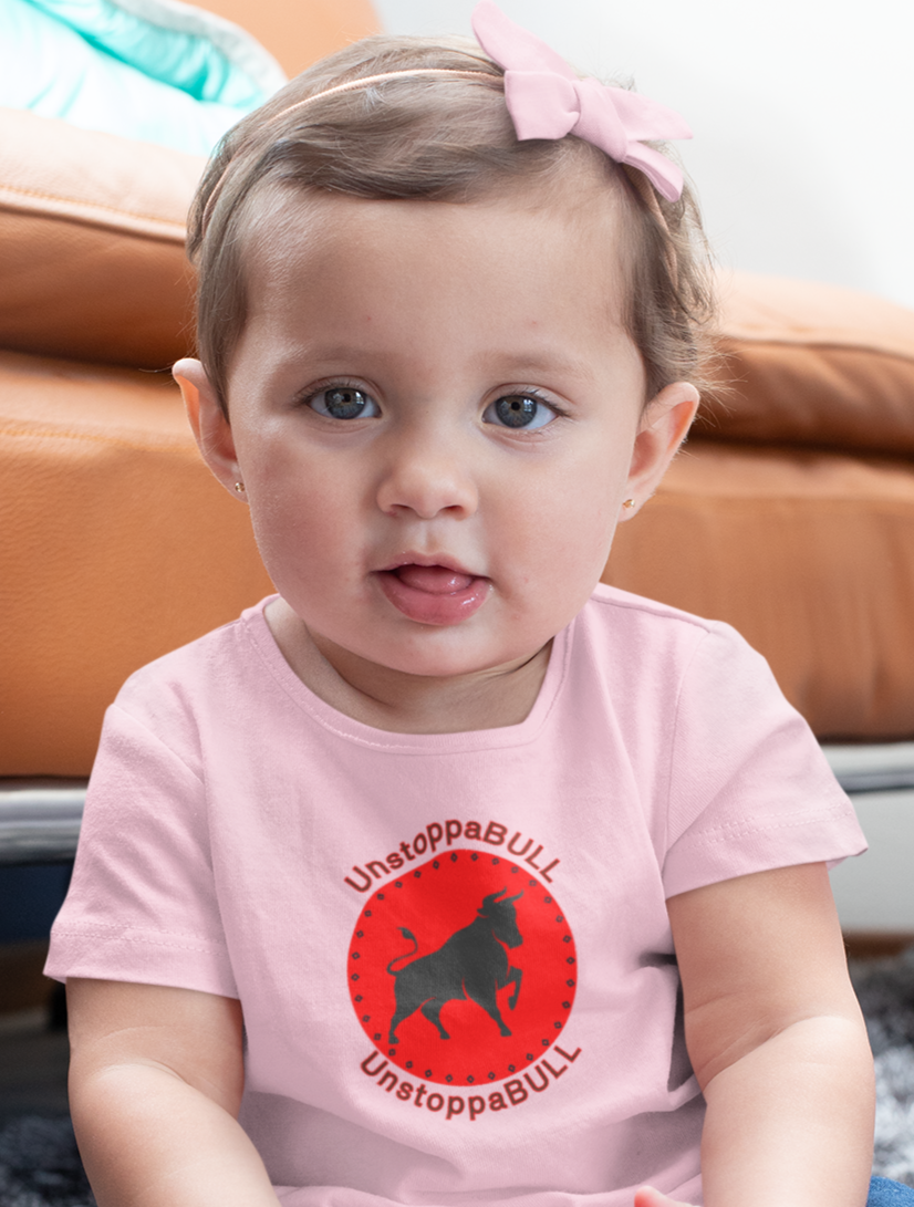 Animals, Bull, Symbol, Unstoppable, UnstoppaBULL- Baby, Infant, Toddler, T-shirt