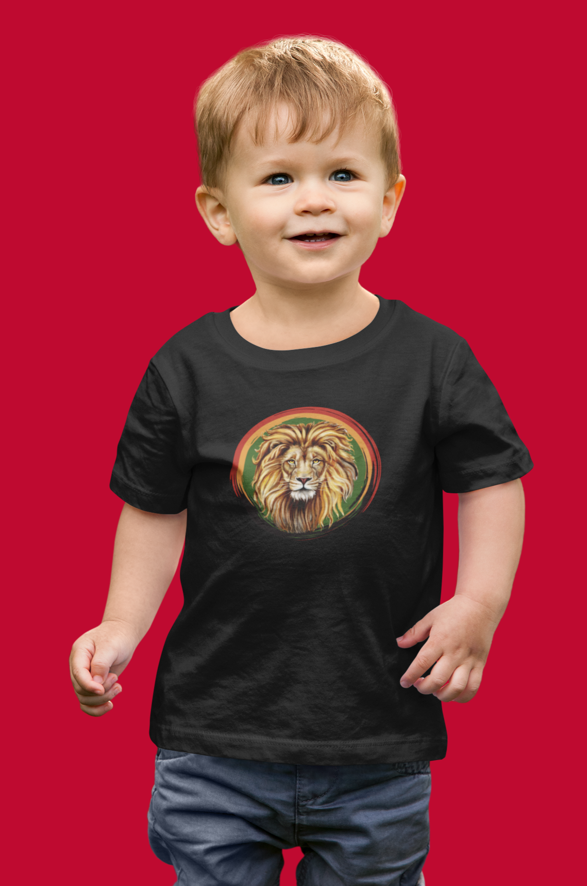 Lion, Animals, Feline (Wild Cats), Art- Baby, Infant, Toddler, T-shirt