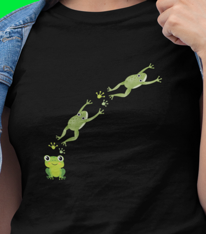 Frog Crossing- Adult, Semi-fitted, T-shirt