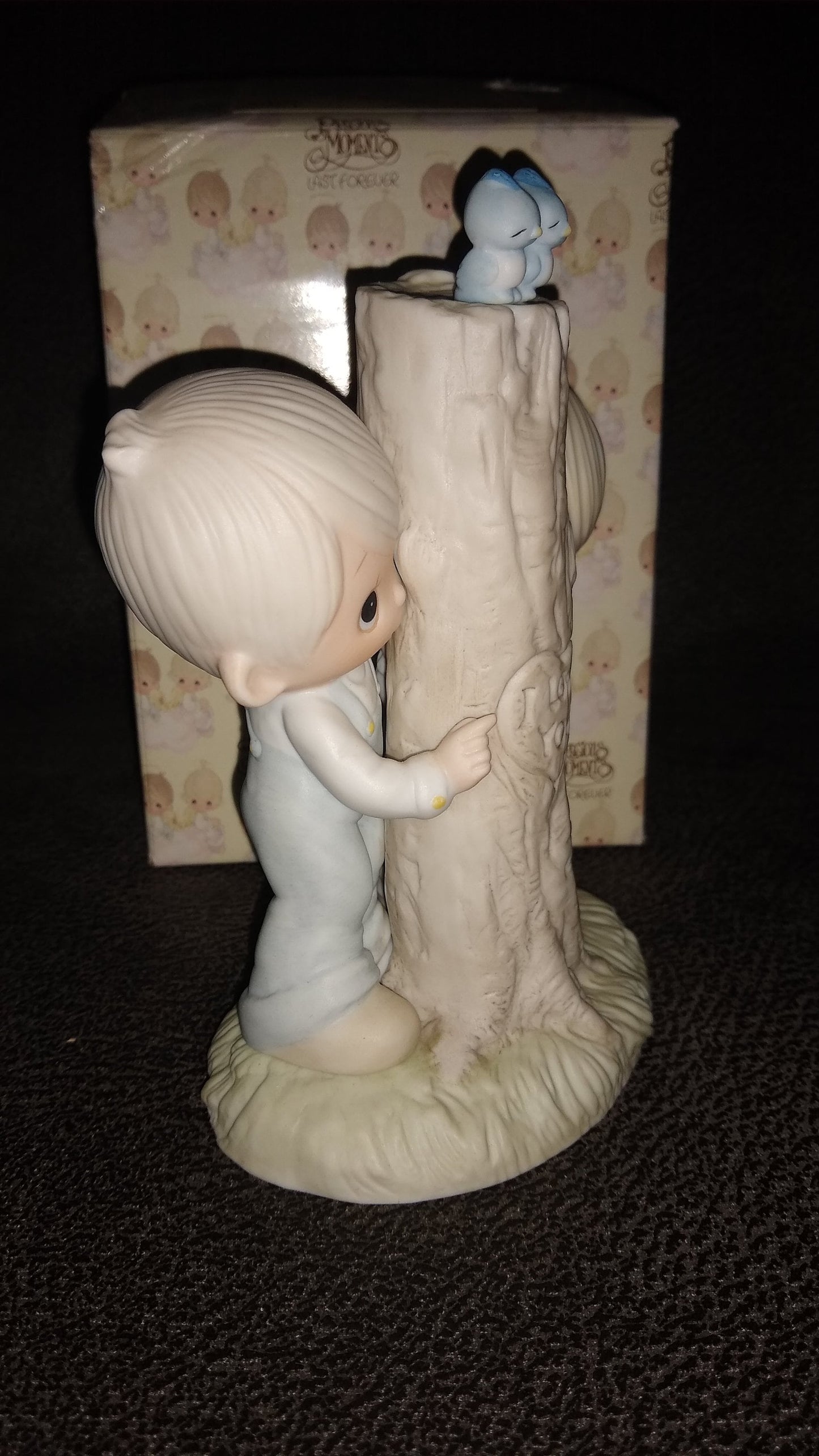 Vintage Precious Moments Figurine, Thee I Love By Enesco 1979.