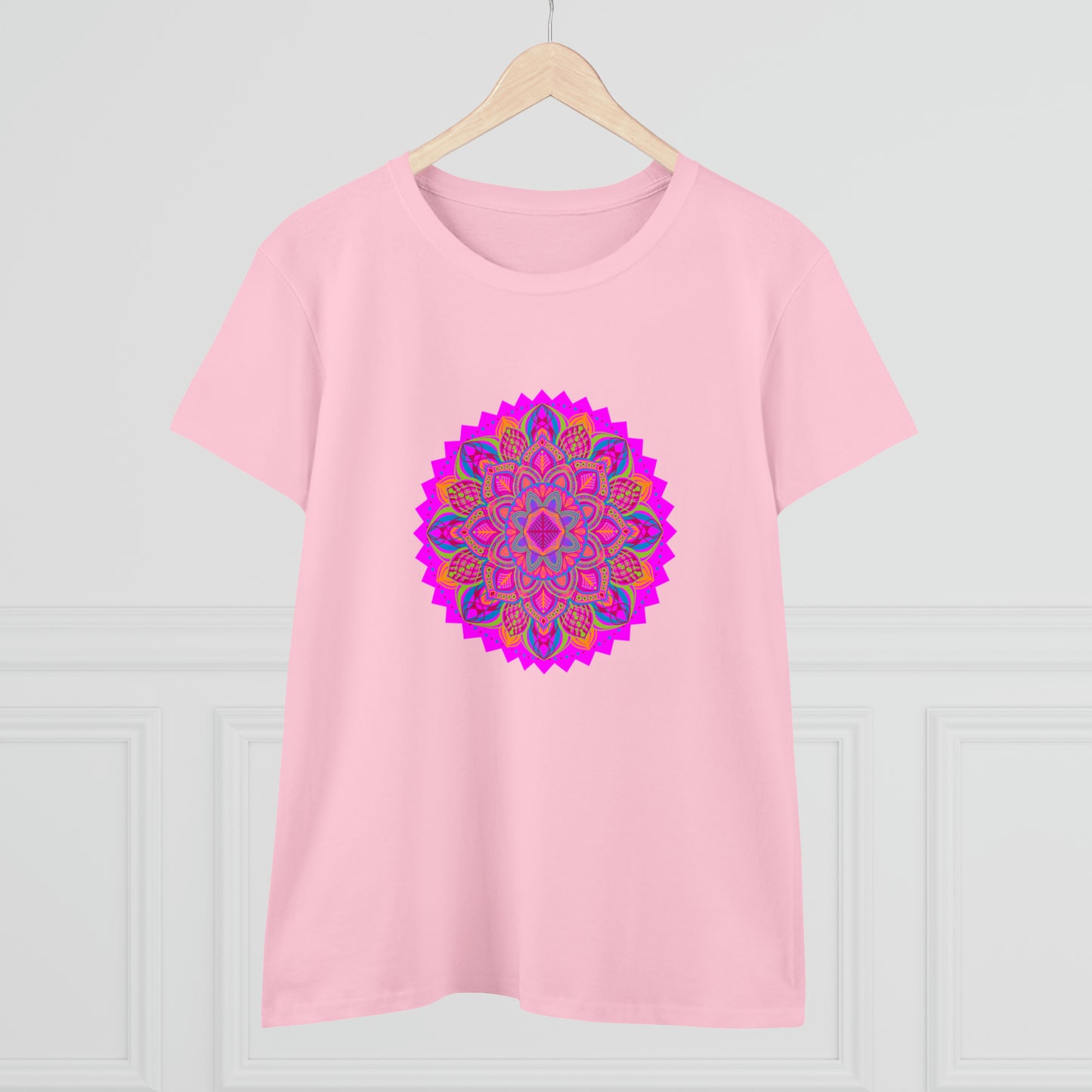Art, Colorful, Nature, Flowers- Adult, Semi-fitted, T-shirt