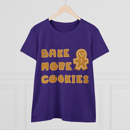Hobby, Interests, Baking, Bake More Cookies Gingerbread, Things, Food- Adult, Semi-fitted, T-shirt