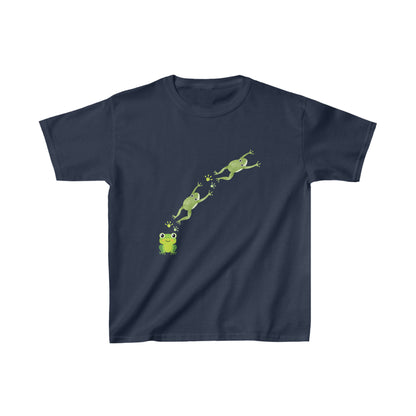 Frog Crossing, Animals- Kids, Child, Heavy Cotton™ T-shirt