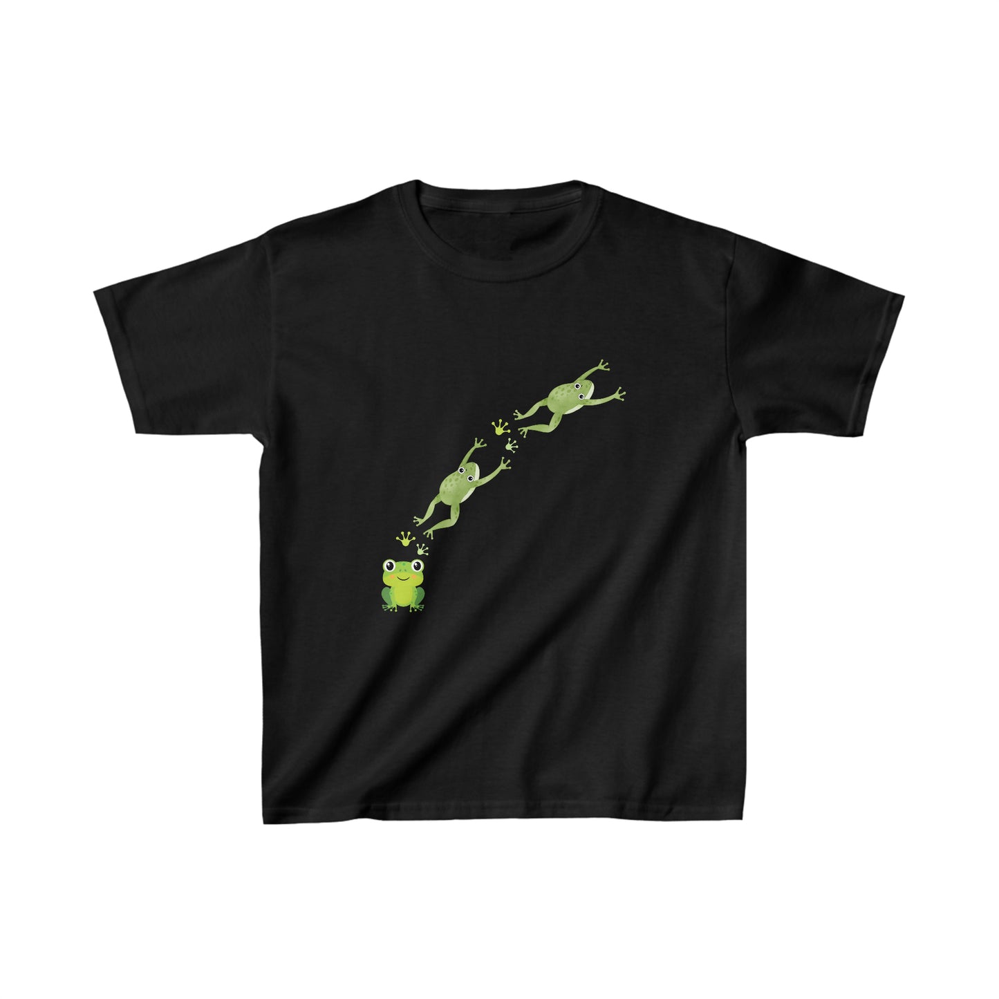 Frog Crossing, Animals- Kids, Child, Heavy Cotton™ T-shirt