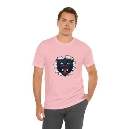 Holidays, Halloween, Animals, Felines, Sports, Football, Carolina Panthers - Adult, Regular Fit, Soft Cotton, T-shirt