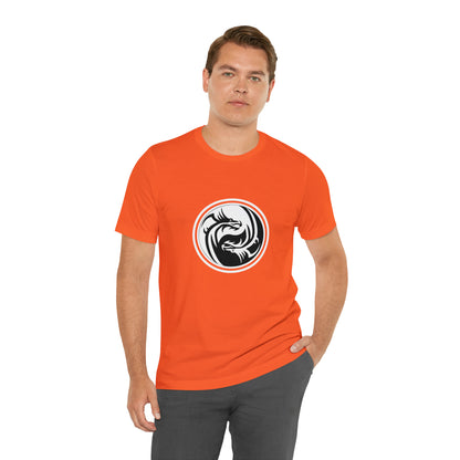 Symbol, Dragon, Ying Yang- Adult, Regular Fit, Soft Cotton, Smaller Size Image, T-shirt