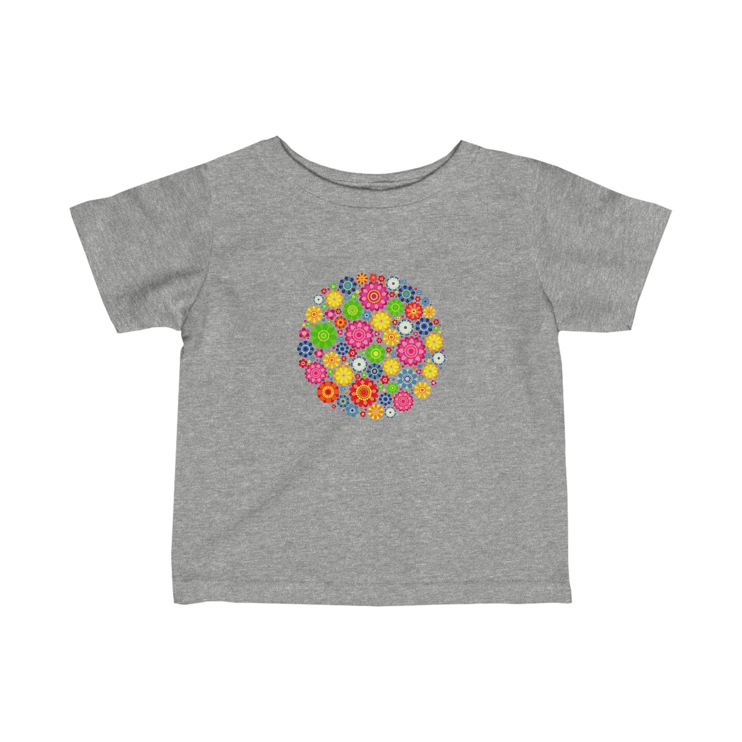 Colorful, Nature, Garden, Flowers- Baby, Infant, Toddler, T-shirt