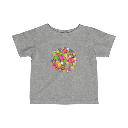 Colorful, Nature, Garden, Flowers- Baby, Infant, Toddler, T-shirt