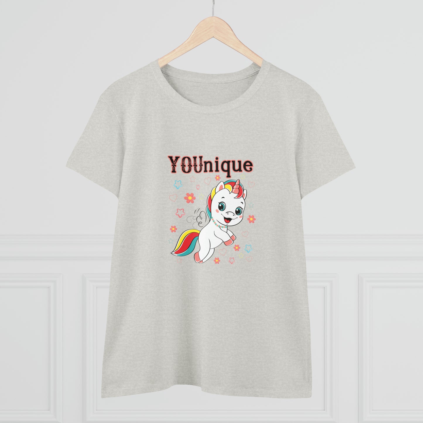 Fantasy, Unicorn, YOUnique, Positive- Adult, Semi-fitted T-shirt