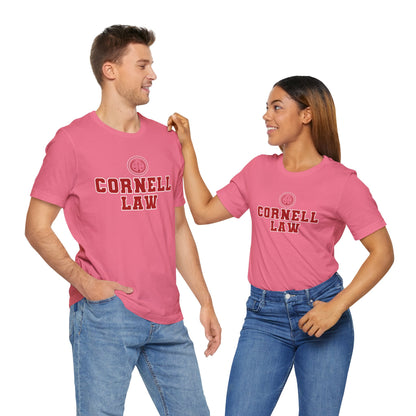 Cornell University Law School- Adult, Regular Fit, Soft Cotton, T-shirt