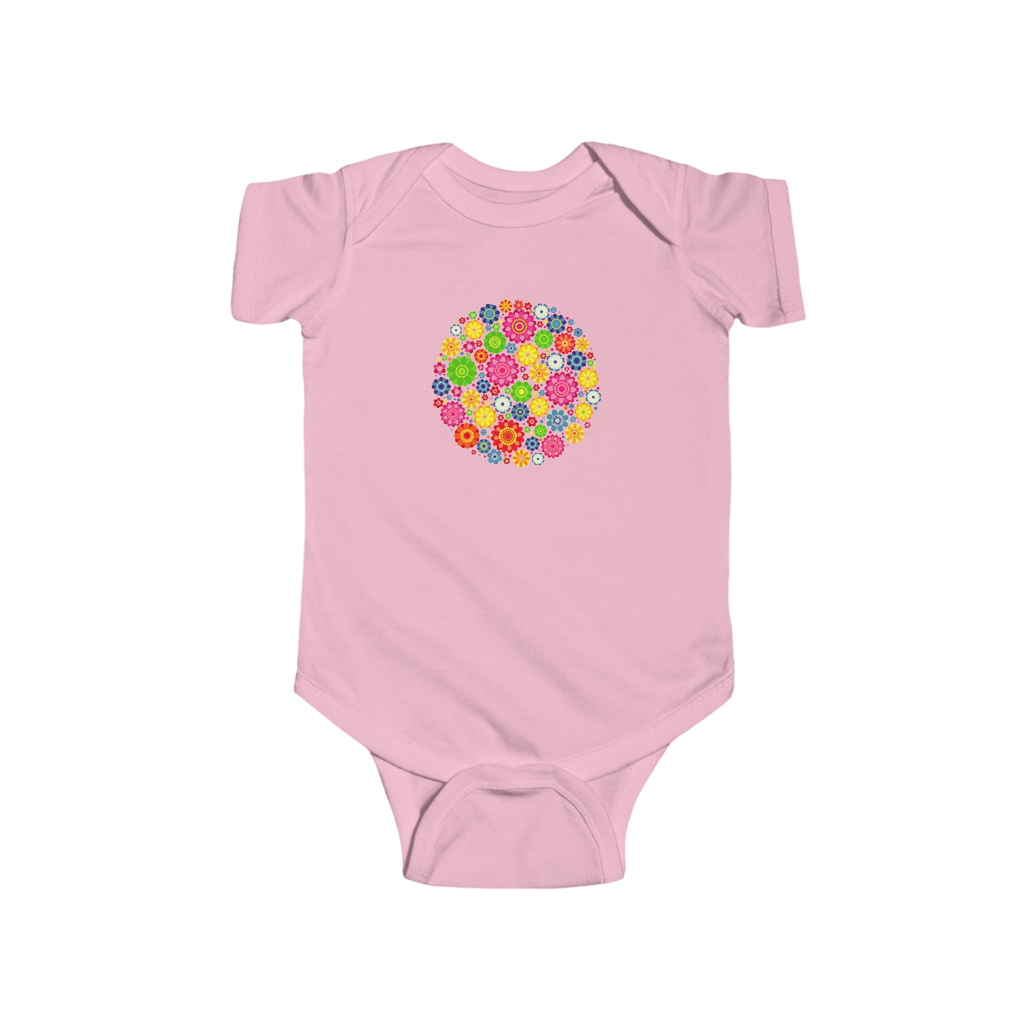 Colorful, Nature, Garden, Flowers- Baby, Infant, Toddler, Soft Cotton, Onesie