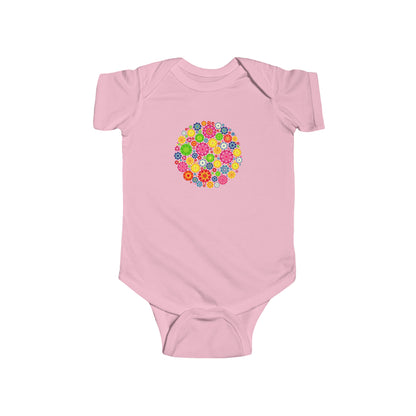 Colorful, Nature, Garden, Flowers- Baby, Infant, Toddler, Soft Cotton, Onesie
