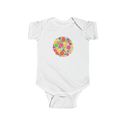Colorful, Nature, Garden, Flowers- Baby, Infant, Toddler, Soft Cotton, Onesie