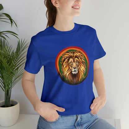 Lion, Animals, Feline (Wild Cats)- Adult- Adult, Regular Fit, Soft Cotton, Full Size Image, T-shirt