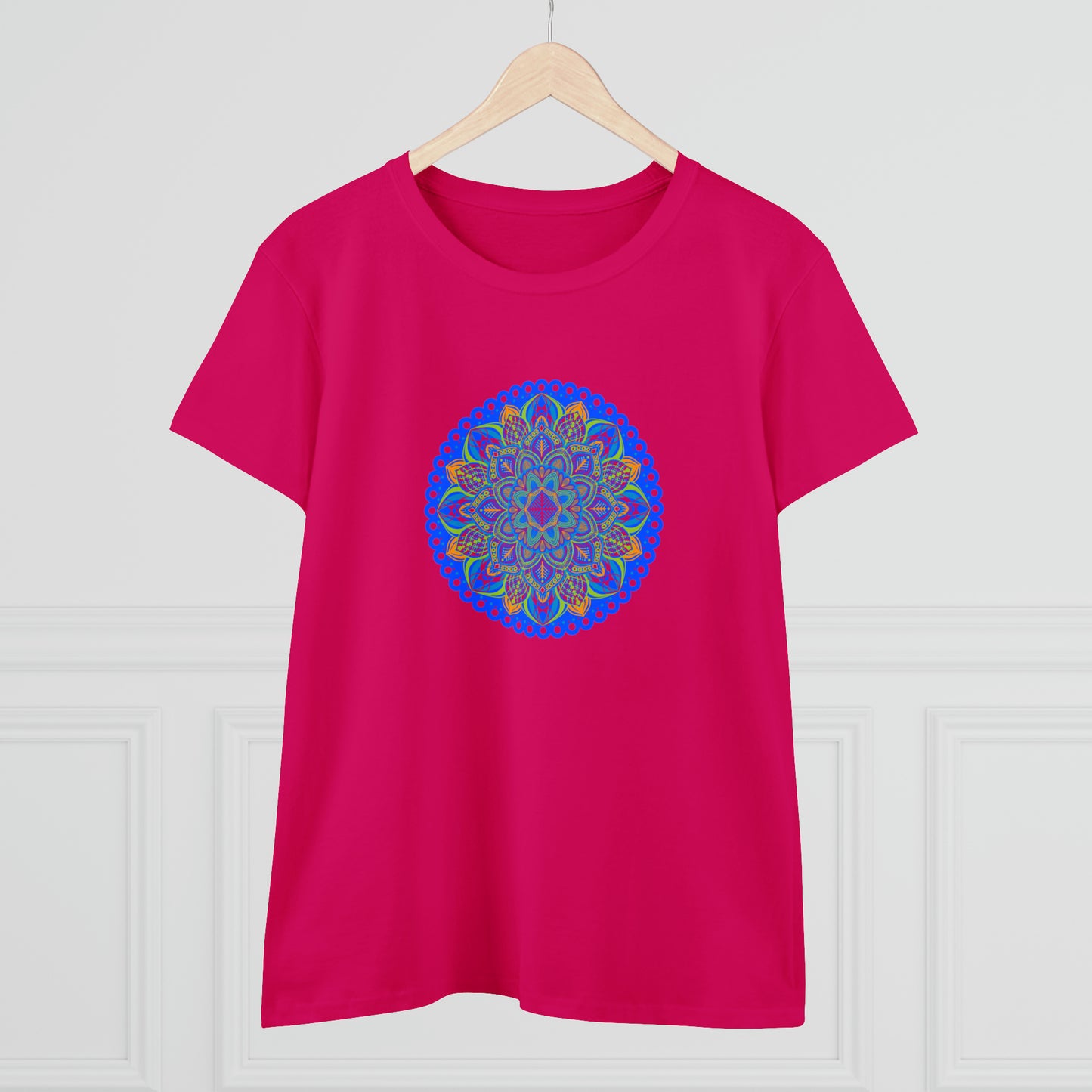 Art, Colorful, Nature, Flowers- Adult, Semi-fitted, T-shirt