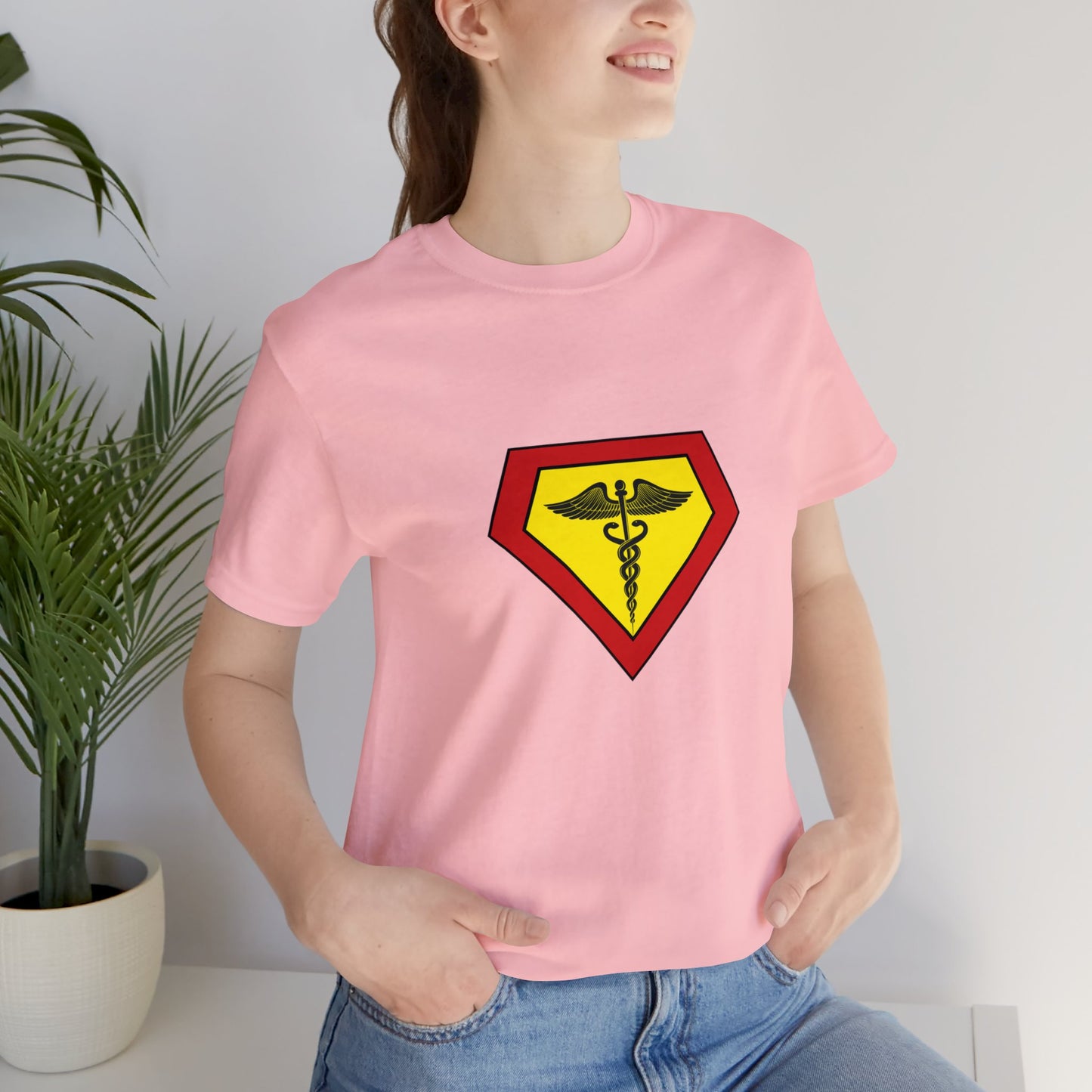 Occupation, Medical, Nurse, Doctor, Health Care Aide, Superhero, Sci-fi- Adult, Regular Fit, Soft Cotton, T-shirt