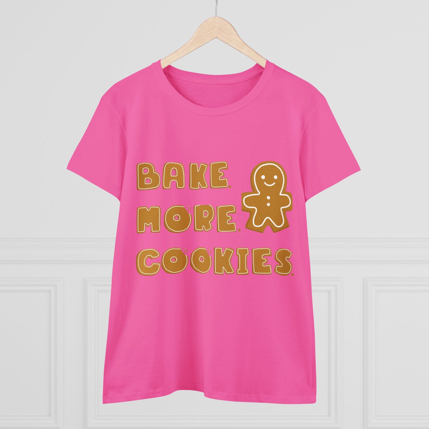 Hobby, Interests, Baking, Bake More Cookies Gingerbread, Things, Food- Adult, Semi-fitted, T-shirt