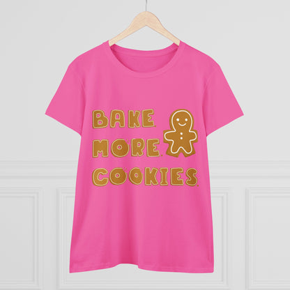 Hobby, Interests, Baking, Bake More Cookies Gingerbread, Things, Food- Adult, Semi-fitted, T-shirt