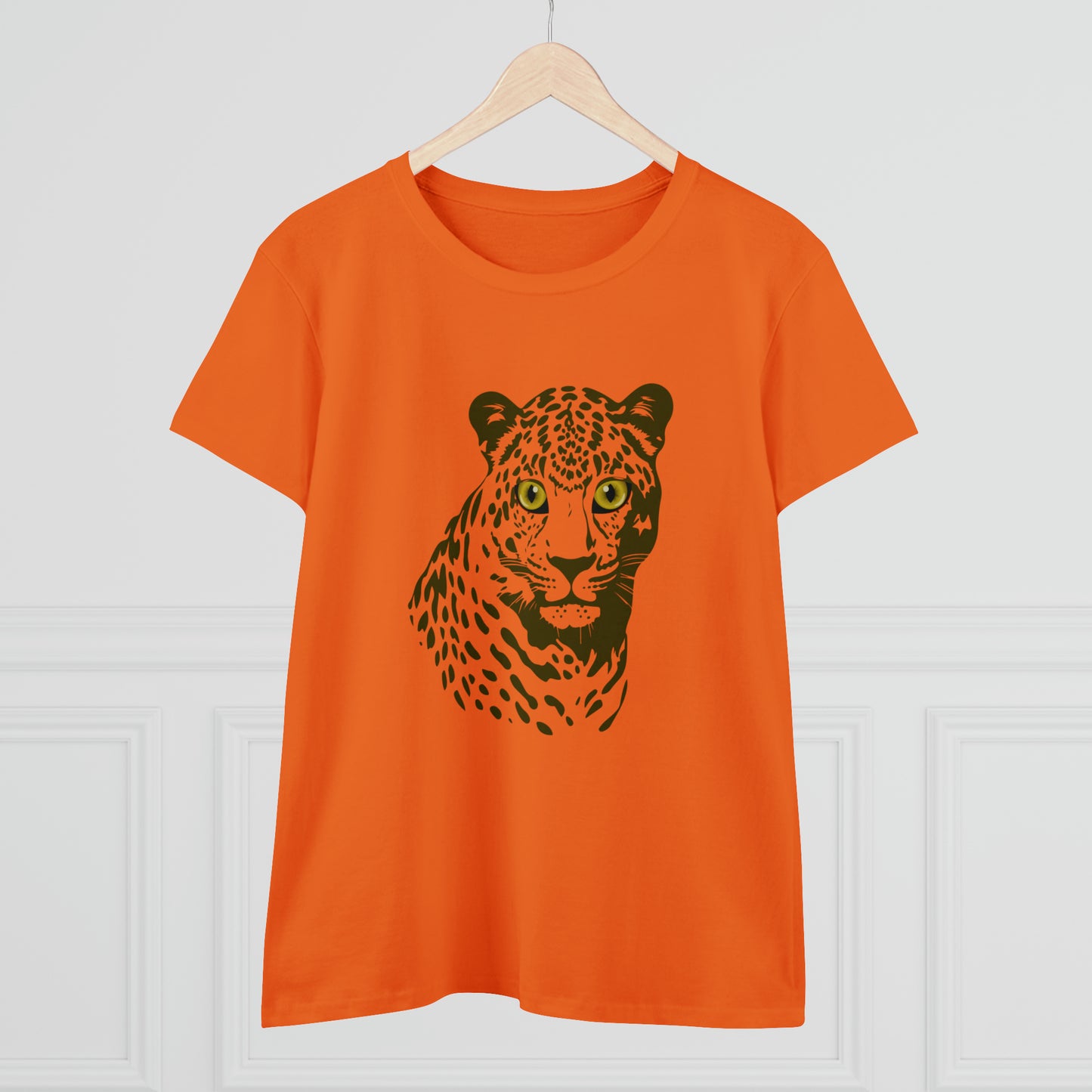 Animals, Big Cats, Leopard, Cheetah, Nature- Adult, Semi-fitted T-shirt