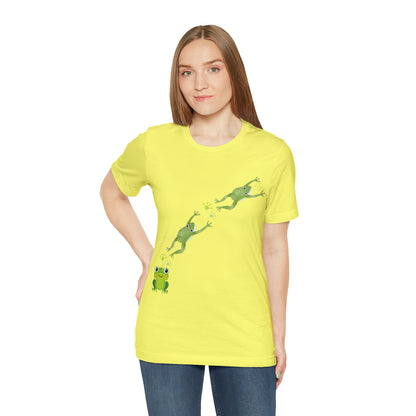 Frog Crossing- Adult, Regular Fit, Soft Cotton, T-shirt