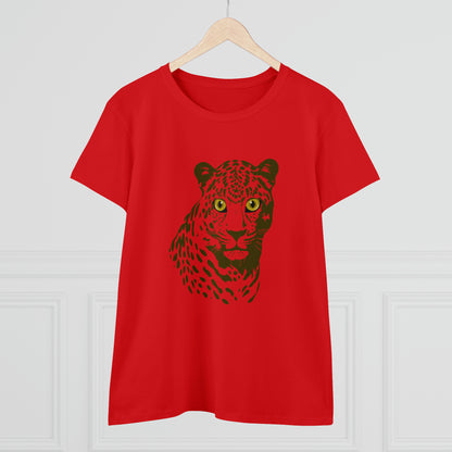 Animals, Big Cats, Leopard, Cheetah, Nature- Adult, Semi-fitted T-shirt