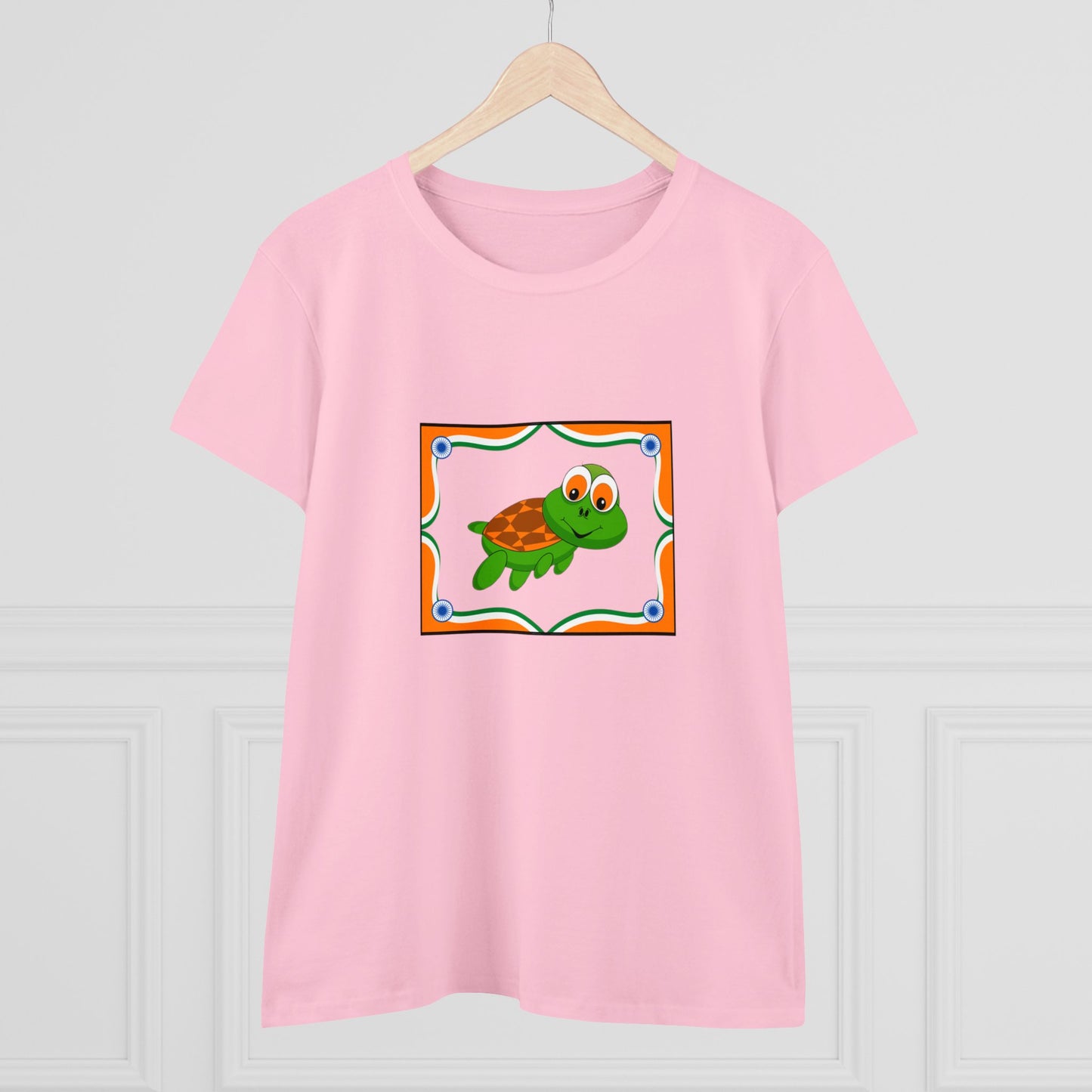 Turtle Swimming, Animals, Sports, Swimming- Adult, Semi-fitted, T-shirt