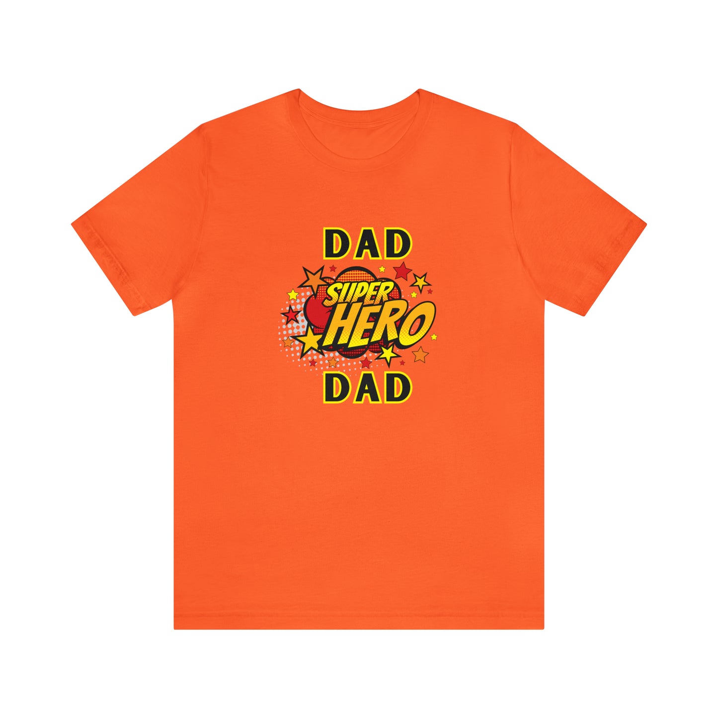 Family, Dad, Superhero, Positive- Adult, Regular Fit, Soft Cotton, T-shirt