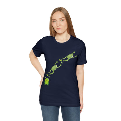 Frog Crossing- Adult, Regular Fit, Soft Cotton, T-shirt