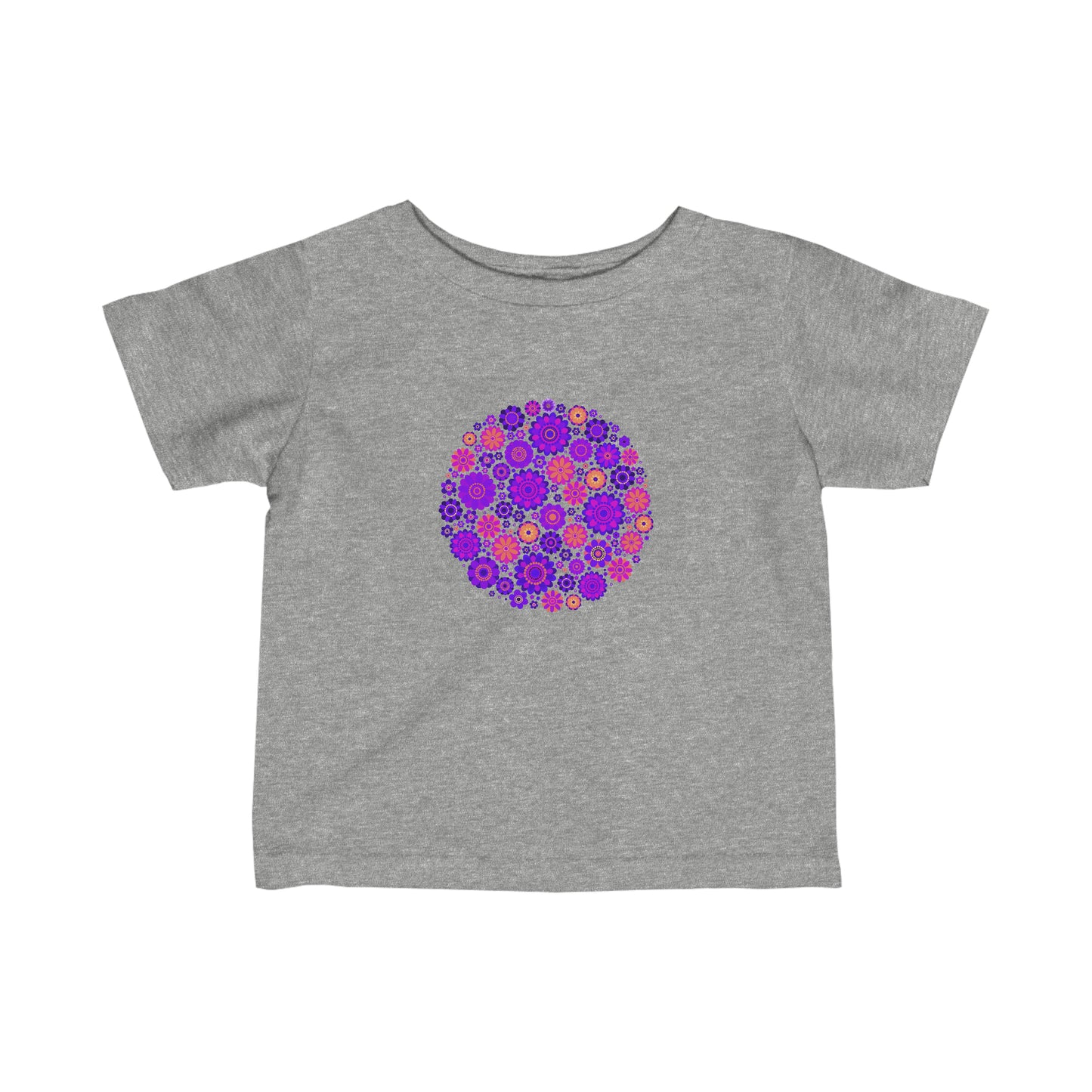 Colorful, Nature, Garden, Flowers- Baby, Infant, Toddler, T-shirt