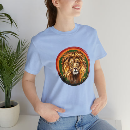 Lion, Animals, Feline (Wild Cats)- Adult- Adult, Regular Fit, Soft Cotton, Full Size Image, T-shirt