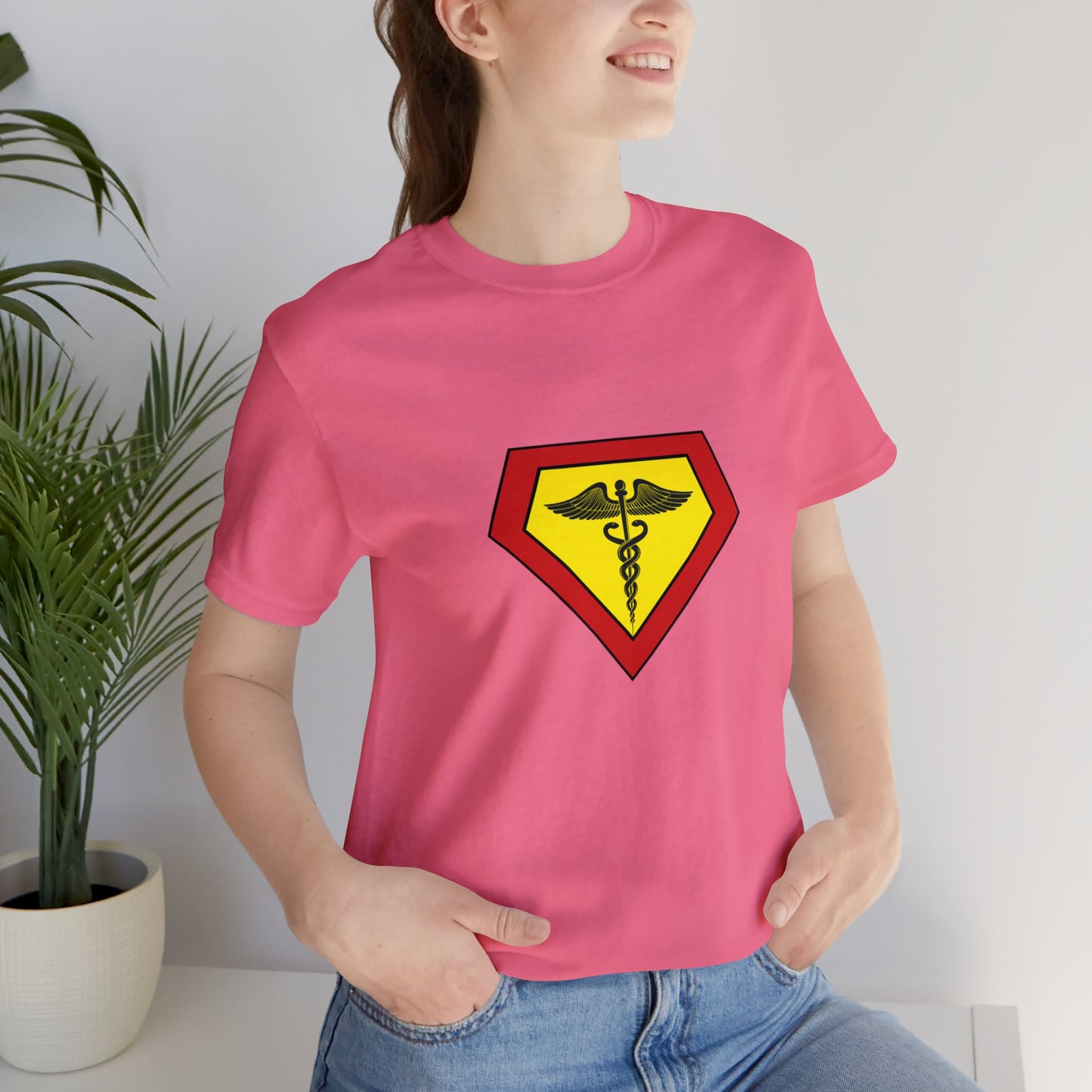Occupation, Medical, Nurse, Doctor, Health Care Aide, Superhero, Sci-fi- Adult, Regular Fit, Soft Cotton, T-shirt