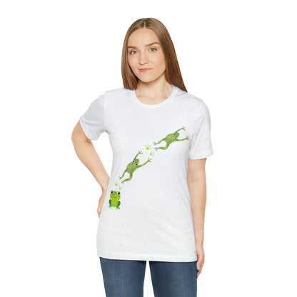 Frog Crossing- Adult, Regular Fit, Soft Cotton, T-shirt