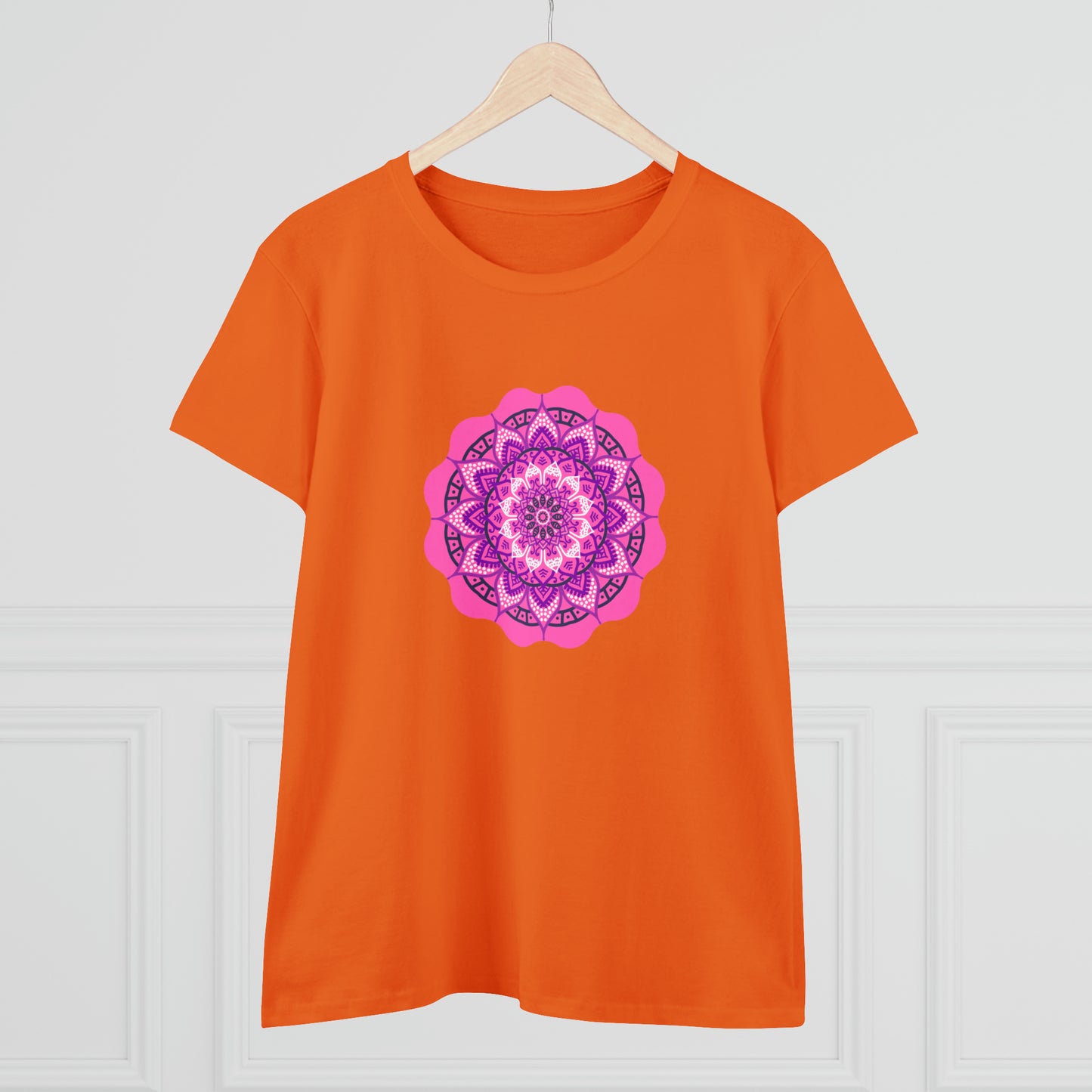 Colorful, Art, Nature, Flowers- Adult, Semi-fitted, T-shirt
