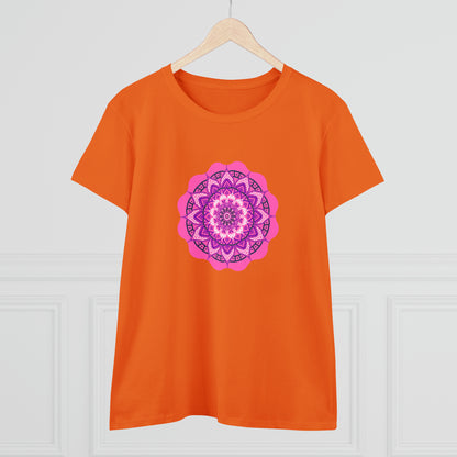 Colorful, Art, Nature, Flowers- Adult, Semi-fitted, T-shirt
