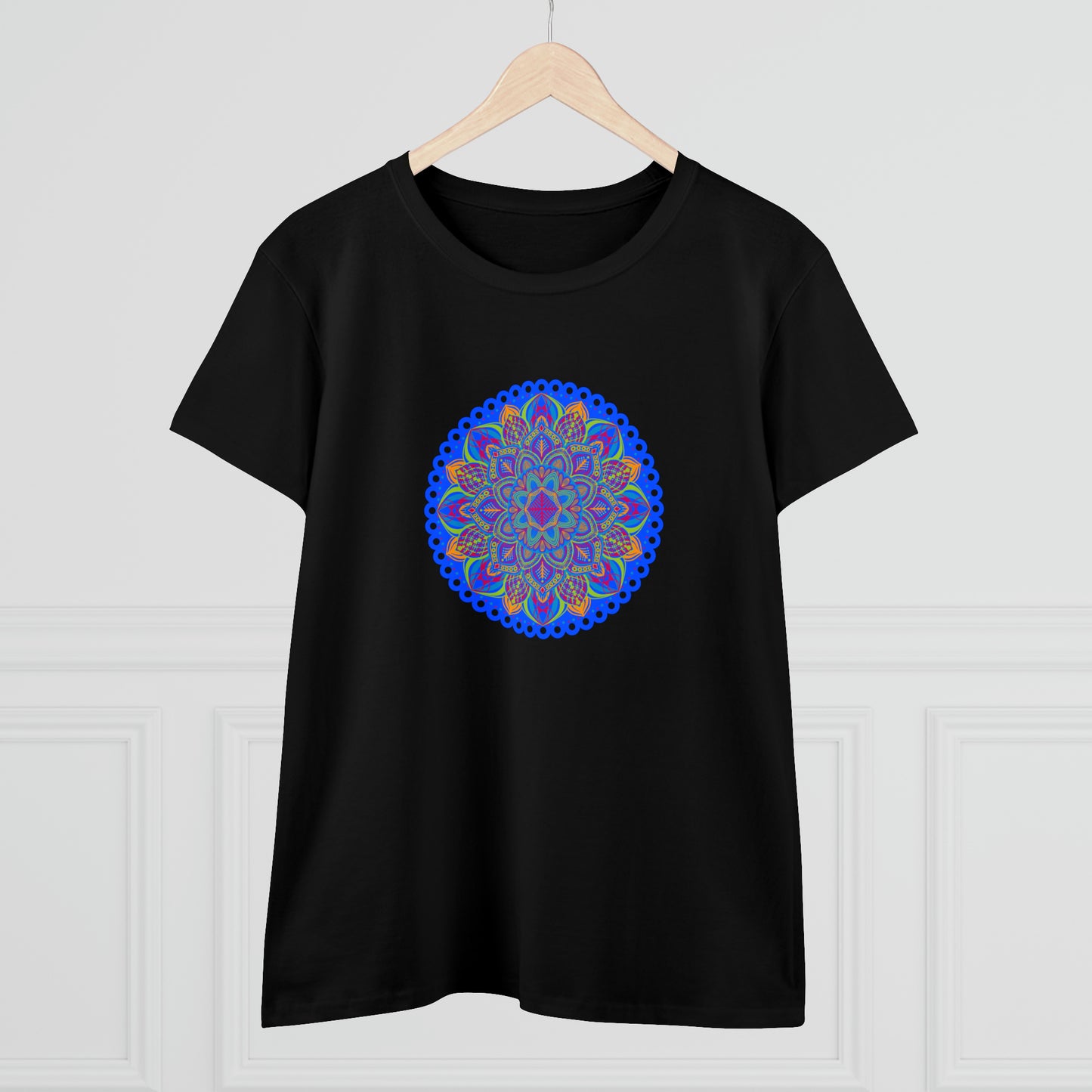 Art, Colorful, Nature, Flowers- Adult, Semi-fitted, T-shirt