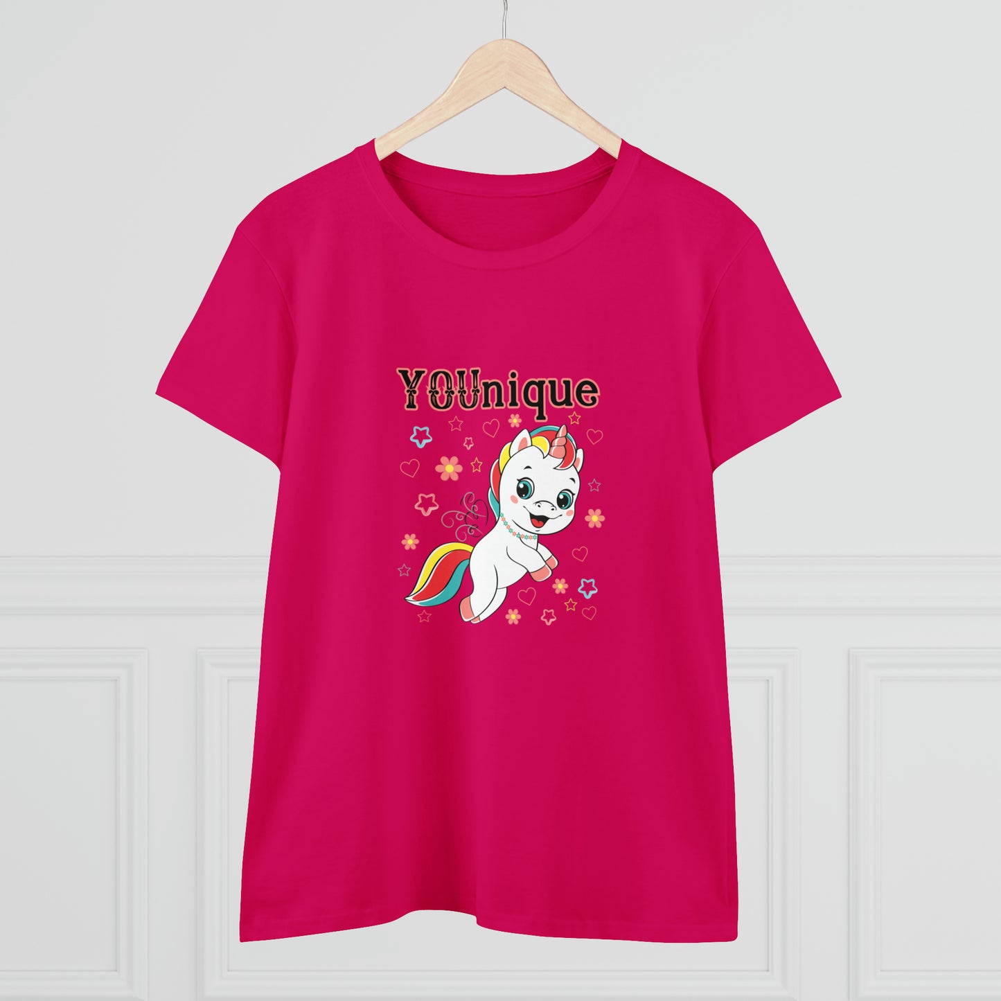Fantasy, Unicorn, YOUnique, Positive- Adult, Semi-fitted T-shirt
