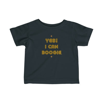 Dance, I Can Boogie, Retro Disco, Sports, Hobby, Interest, Dancing, Words- Baby, Infant, Toddler, Soft Cotton, T-shirt