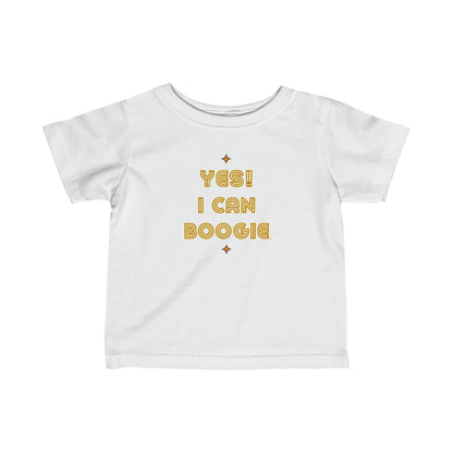 Dance, I Can Boogie, Retro Disco, Sports, Hobby, Interest, Dancing, Words- Baby, Infant, Toddler, Soft Cotton, T-shirt