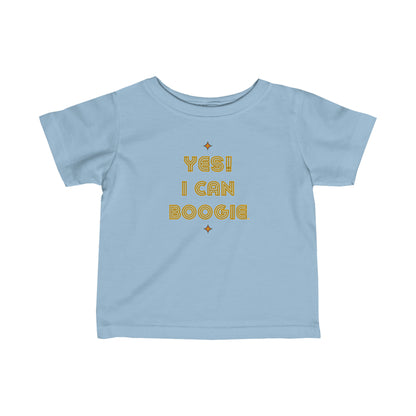 Dance, I Can Boogie, Retro Disco, Sports, Hobby, Interest, Dancing, Words- Baby, Infant, Toddler, Soft Cotton, T-shirt