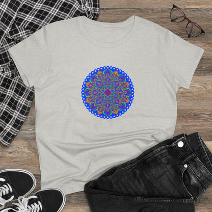 Art, Colorful, Nature, Flowers- Adult, Semi-fitted, T-shirt