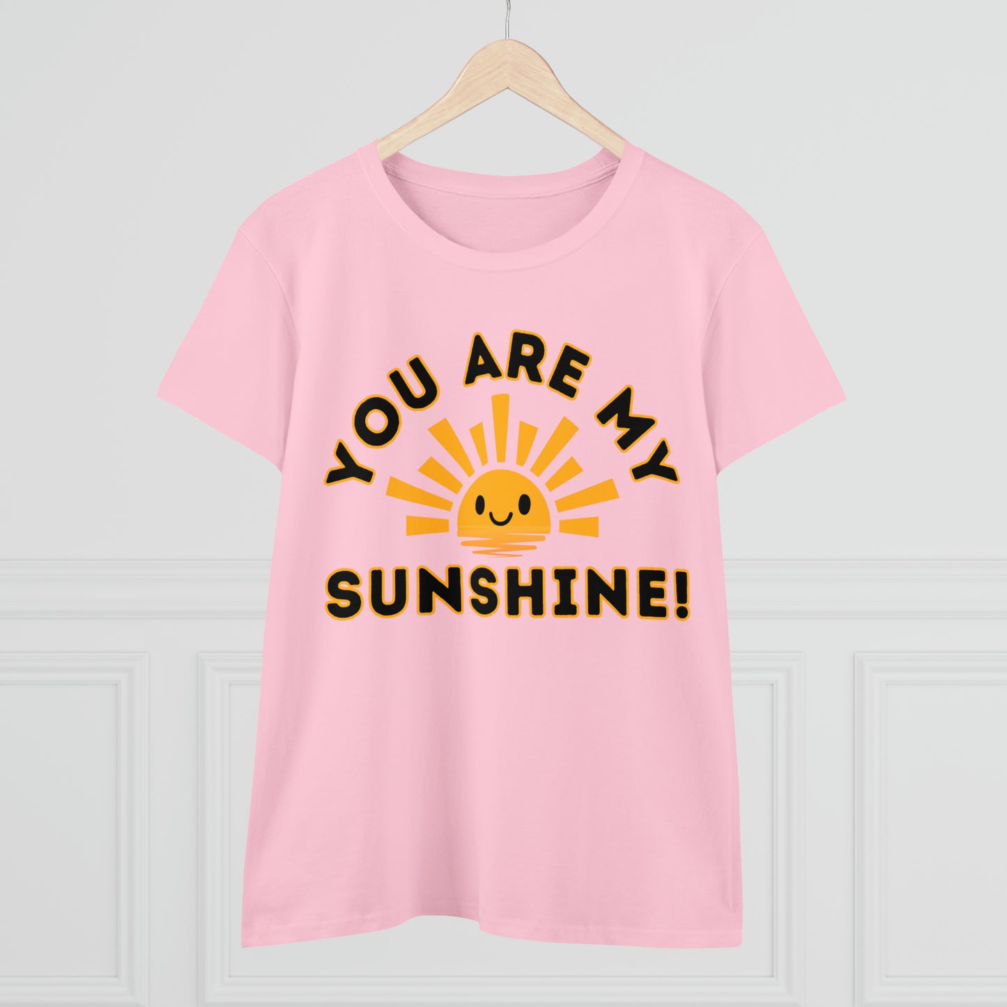 Positive, You Are My Sunshine, Happiness- Adult, Semi-fitted, Full Size Image, T-shirt