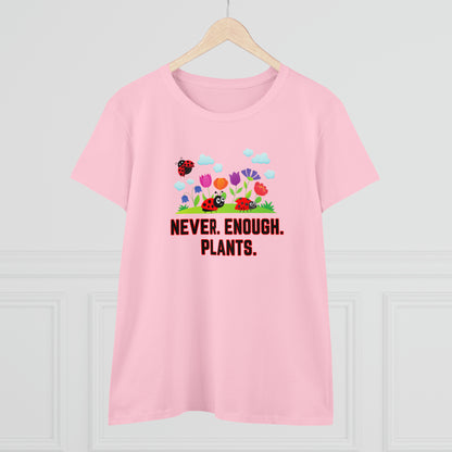 Nature, Plants, Never Enough Plants, Ladybug, Bug- Adult, Semi-fitted, T-shirt