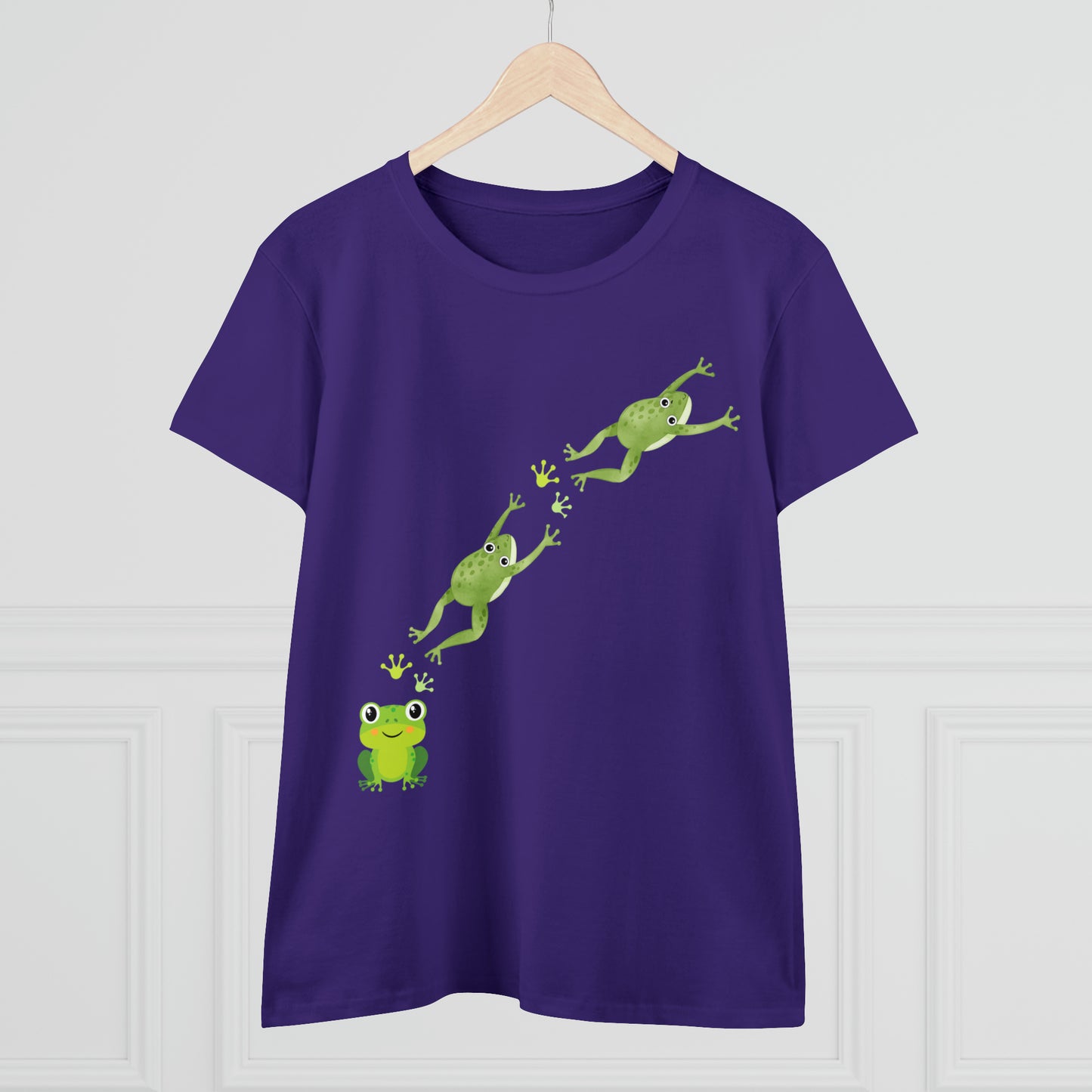 Frog Crossing- Adult, Semi-fitted, T-shirt