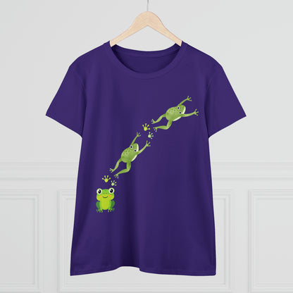 Frog Crossing- Adult, Semi-fitted, T-shirt