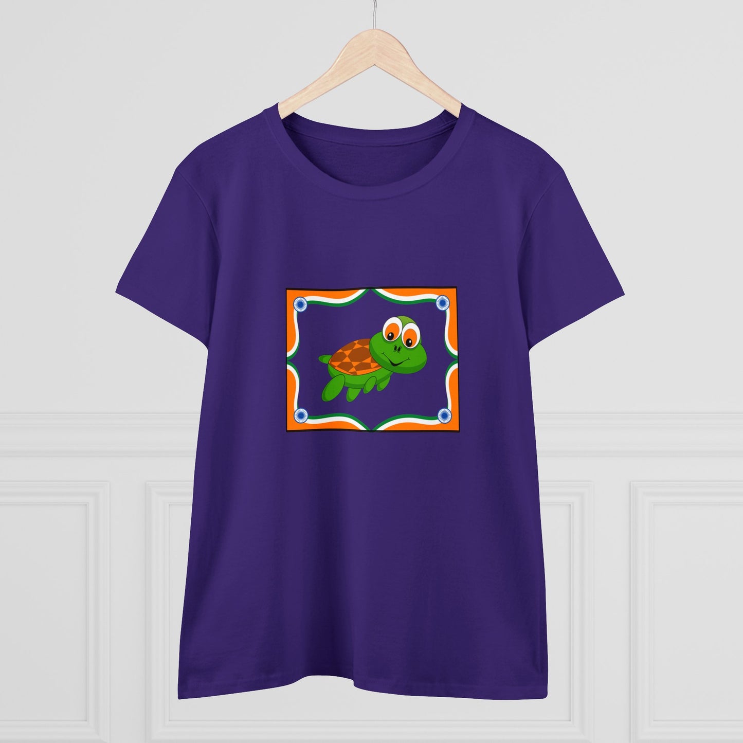 Turtle Swimming, Animals, Sports, Swimming- Adult, Semi-fitted, T-shirt
