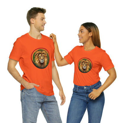 Lion, Animals, Feline (Wild Cats)- Adult- Adult, Regular Fit, Soft Cotton, Full Size Image, T-shirt