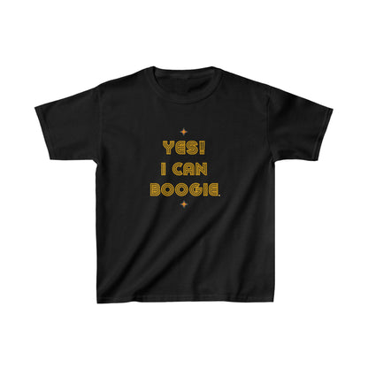 Dance, I Can Boogie, Retro Disco, Sports, Hobby, Interests, Dancing, Words- Kids, Child, Heavy Cotton, T-shirt